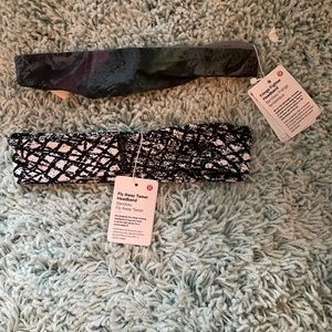 lululemon multicolored headbands